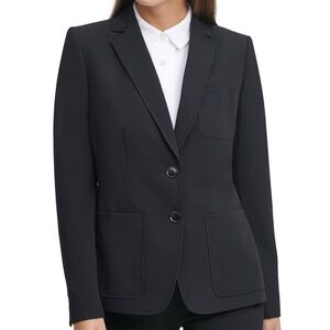 Tommy Hilfiger
Stretch Woven‎ Notch Lapel Long Sleeve Two Button Jacket NWOT